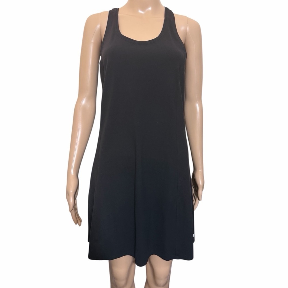 Althleta racer back black tank dress